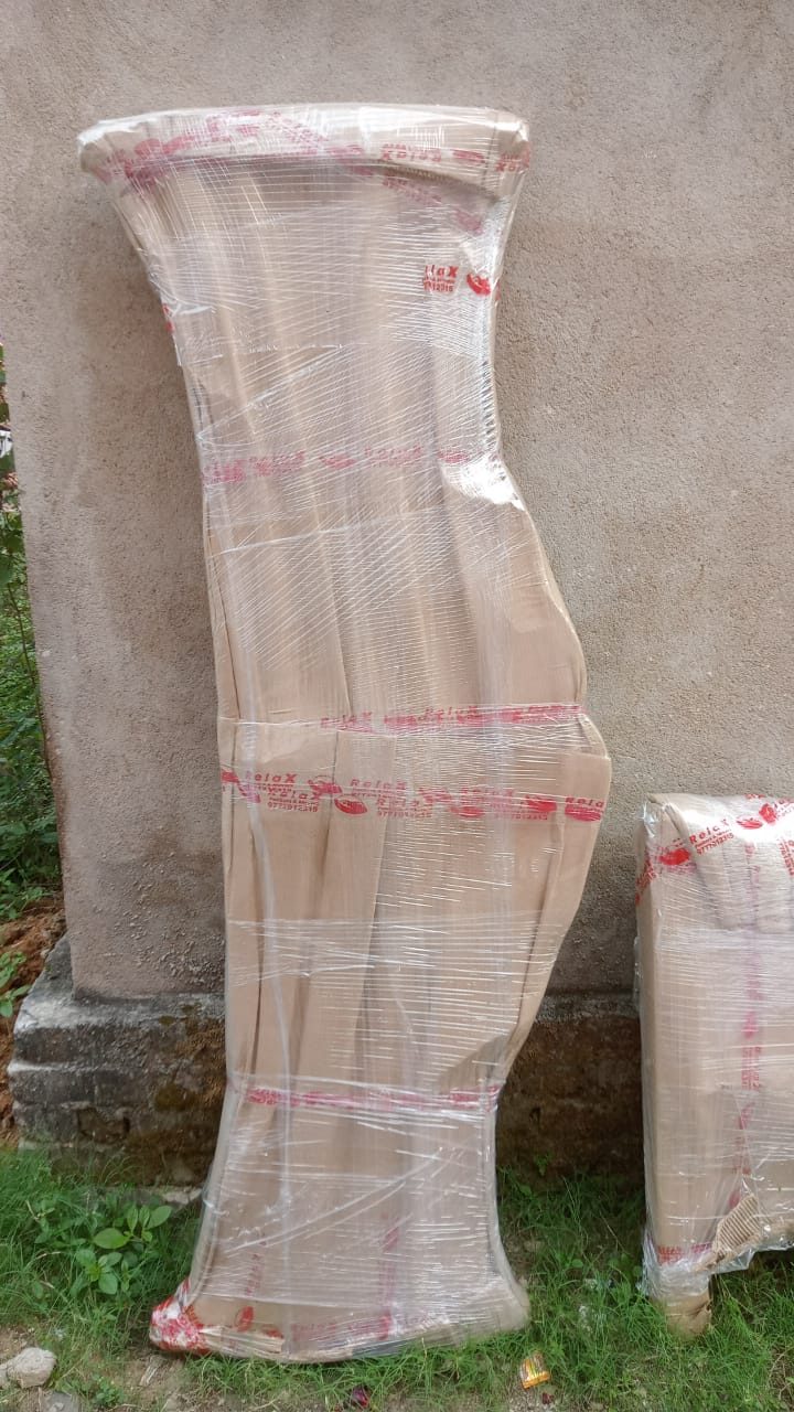 Furniture wrapped and labelled